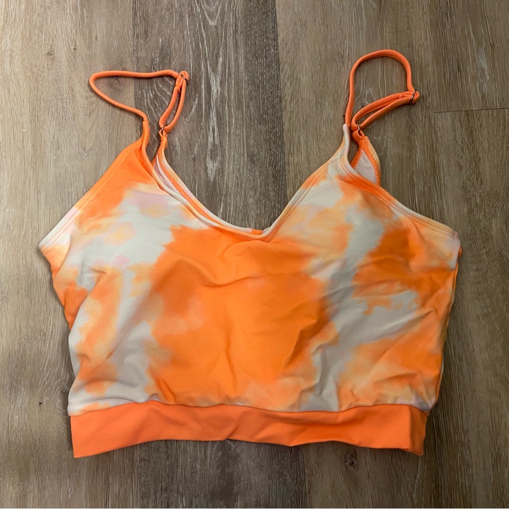 Coral Reef Swim The Lounger Top (M) Tie Dye Neon (Brand New)